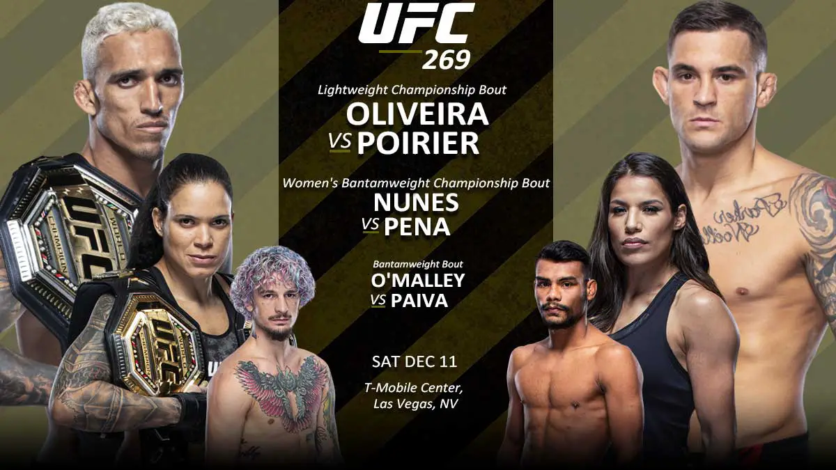 UFC 269 Poster