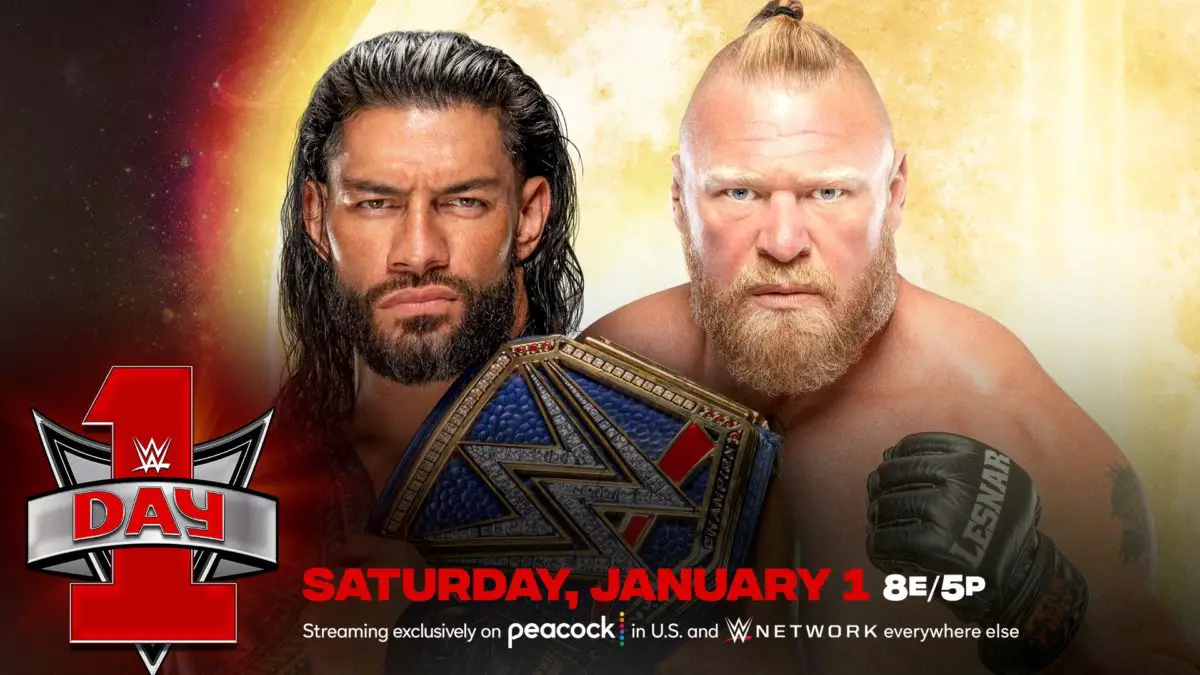 Brock Lesnar vs Roman reigns WWE Day 1