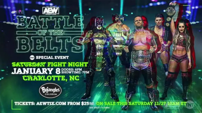 Updates on AEW Battle of the Belts Show Lenght & Titles in Play