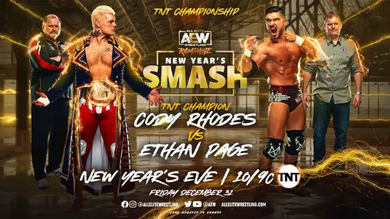 AEW Rampage New Year’s Smash Dec 31, 2021: Spoilers, Results, Preview