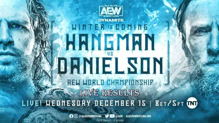 AEW Dynamite Winter is Coming 2021 Results: Page vs Danielson