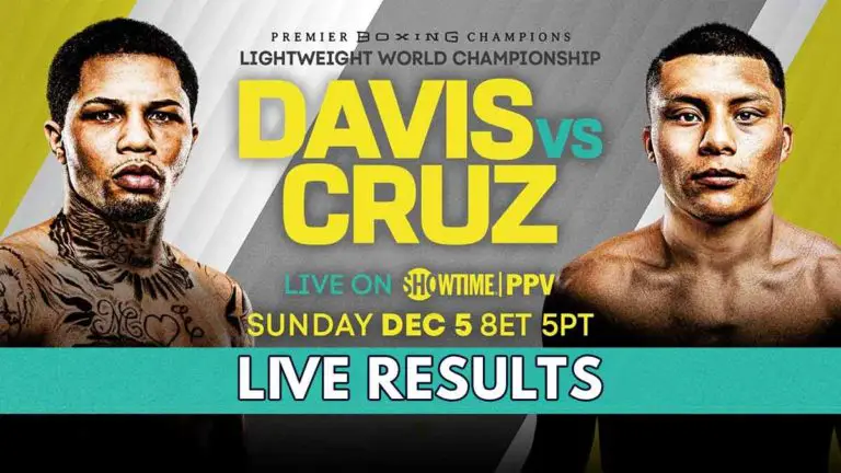 Gervonta Davis vs Isaac Cruz – Live Results, Play by Play Updates