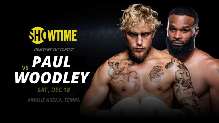 Jake Paul vs Tyron Woodley 2 – Date, Card, Tickets, How To Watch