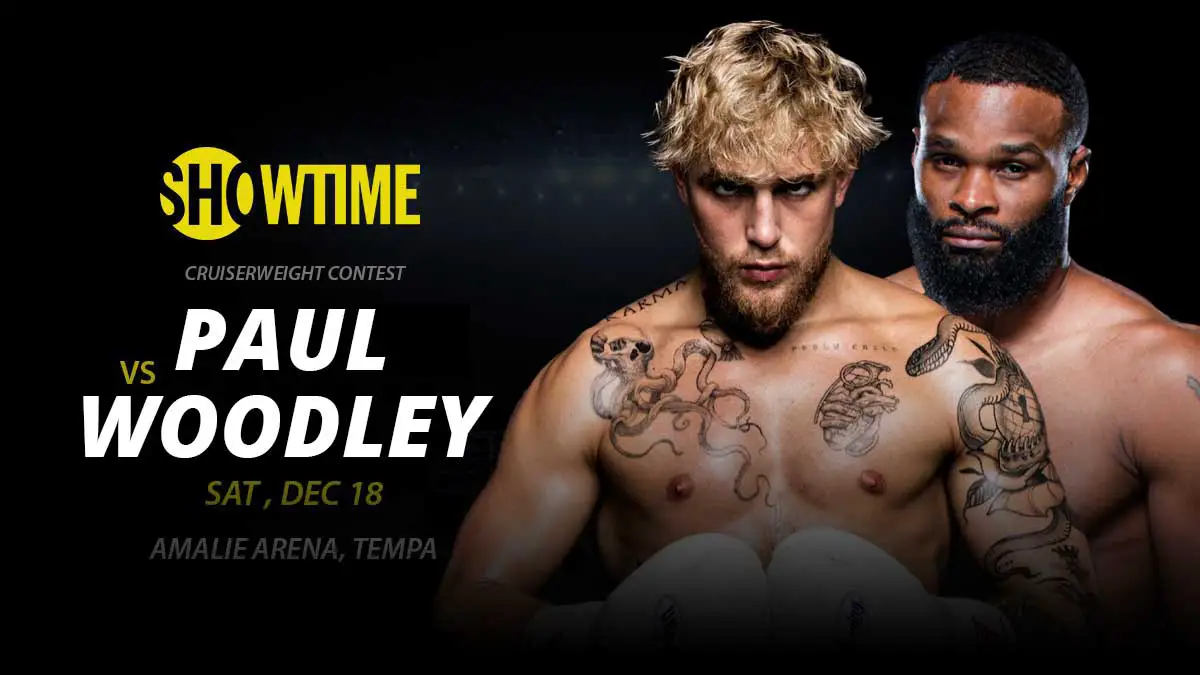 Jake Paul vs Tommy Fury Boxing 18 Dec 2021