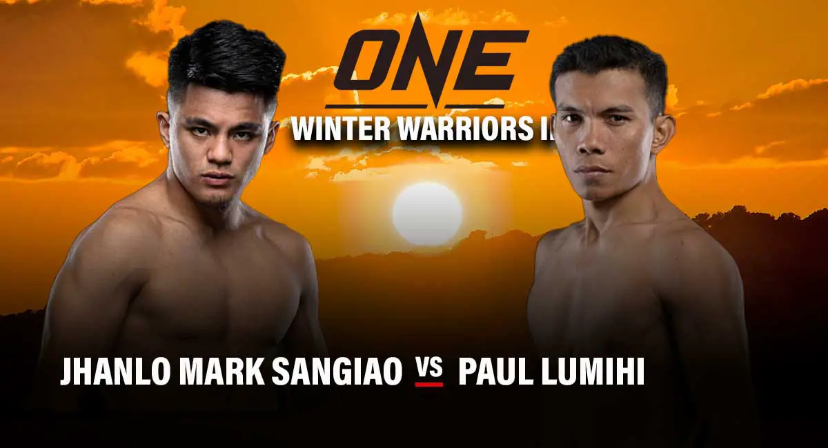 Jhanlo Mark Sangiao vs Paul Mumihi Winter Warriors II
