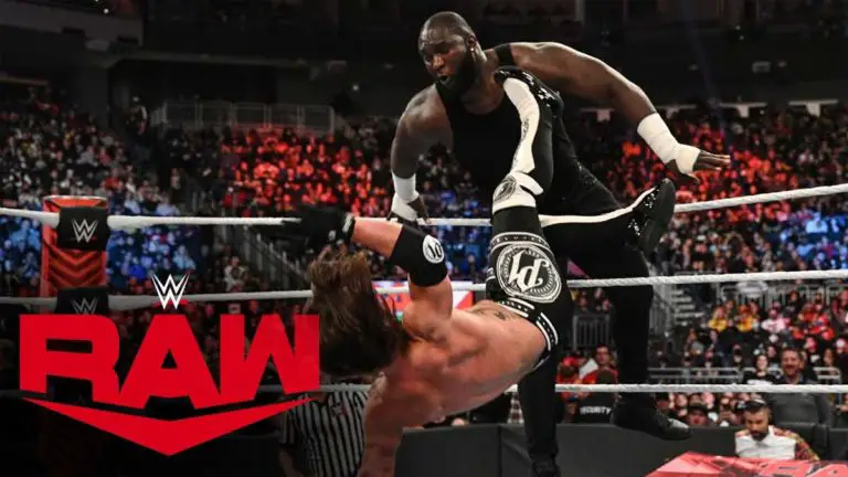 Omos Turns on AJ Styles, Match Set for RAW Next Week