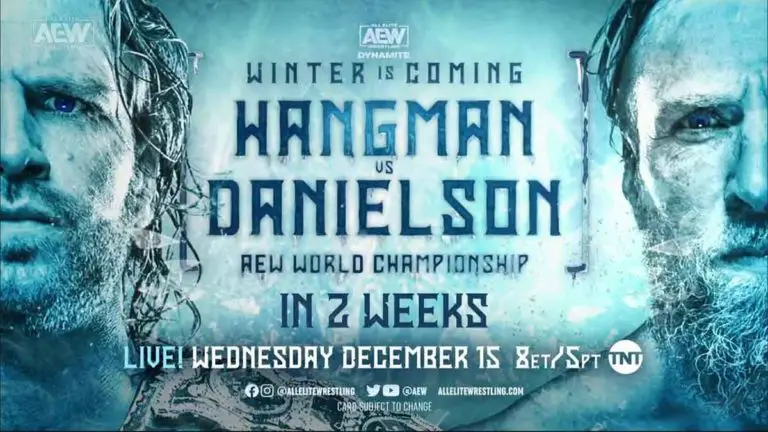 Page vs Danielson AEW World Title Match Confirmed for Winter is Coming