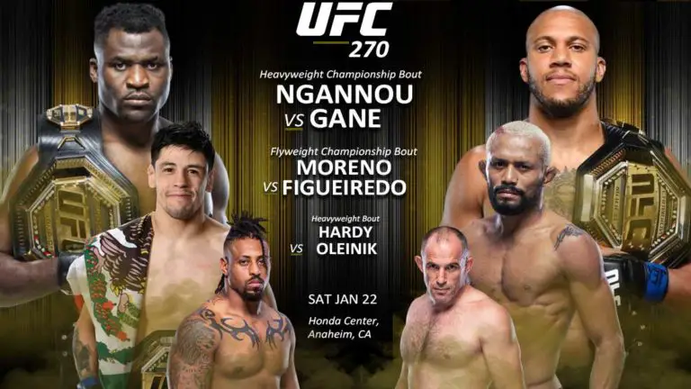 UFC 270 Ngannou vs Gane: Card, Date, Time, Location, Tickets