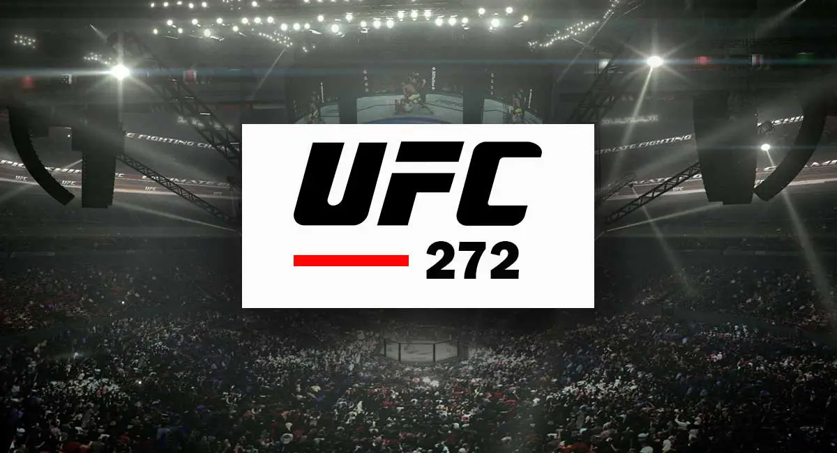 UFC 272 Poster