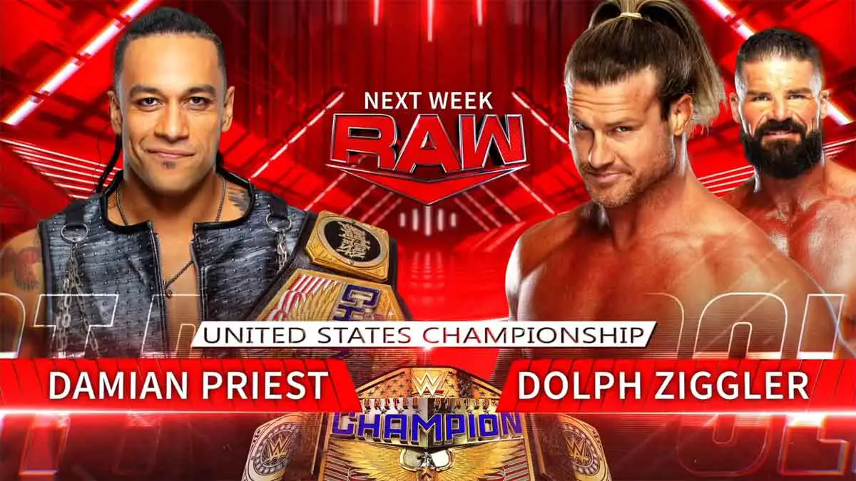 WWE RAW December 27 2021 US Title Match