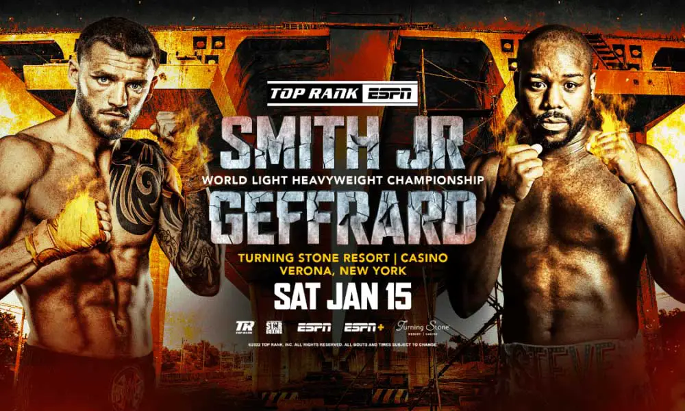 Joe Smith Jr. vs Steve Geffard poster