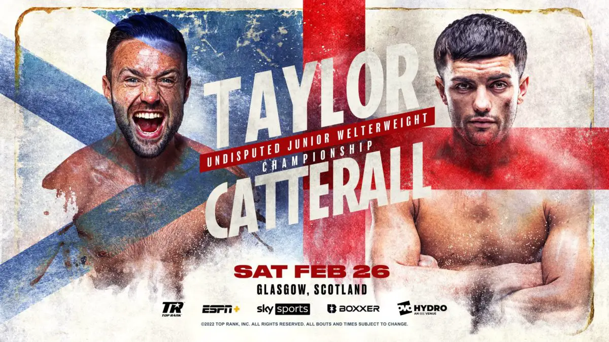 Josh Taylor vs Jack Catterall 2022 poster