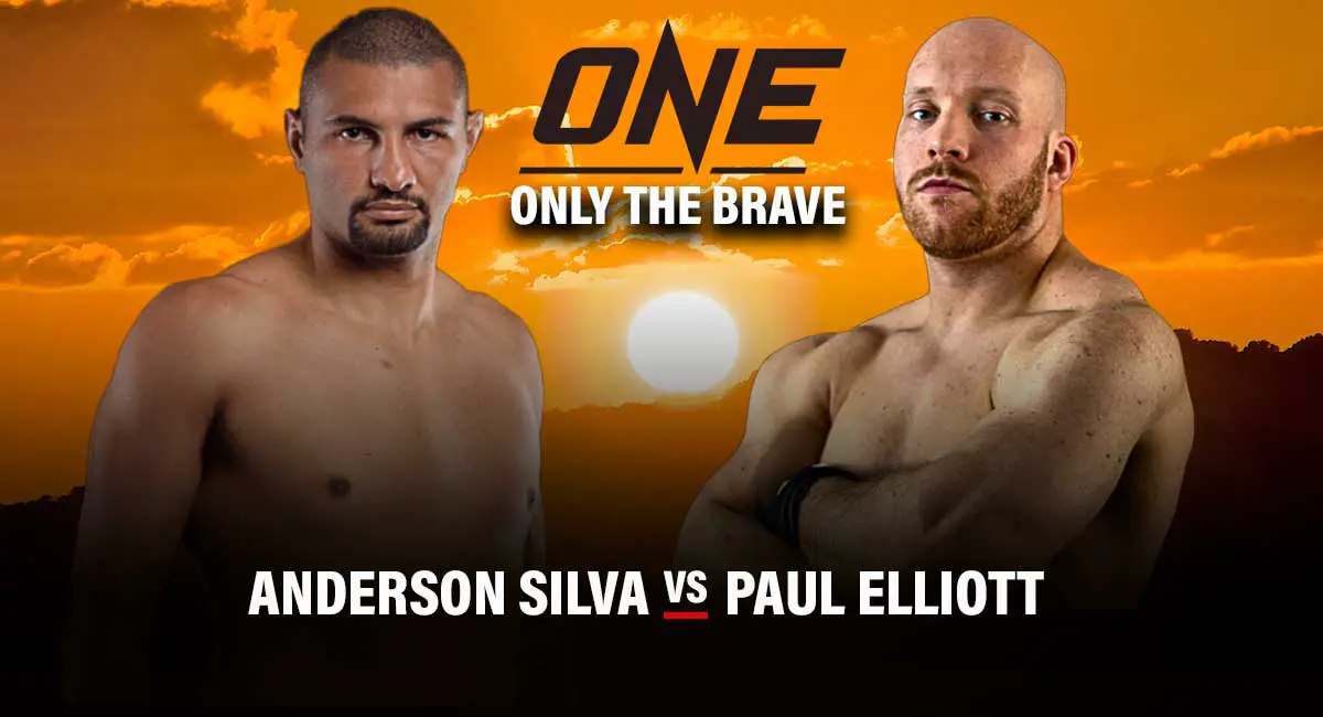 Anderson Silva vs Paul Elliott One Championship Only The Brave
