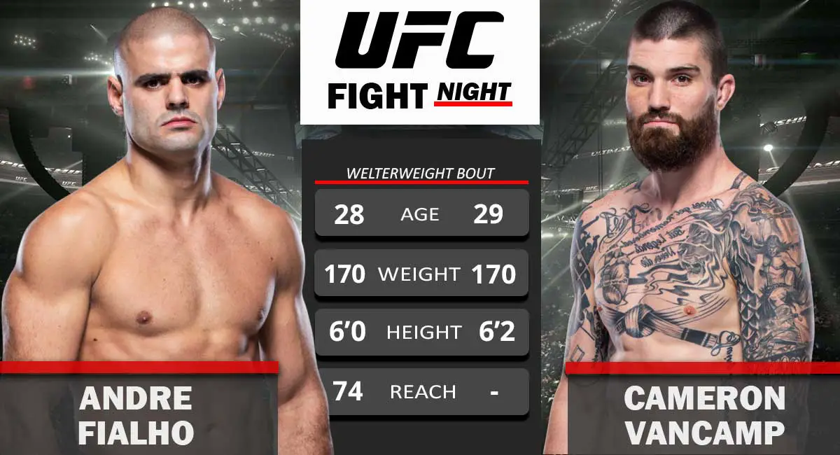 Andre Fialho vs Cameron Vancamp UFC 274