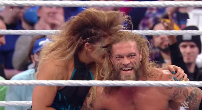 Edge & beth Royal Rumble 2022