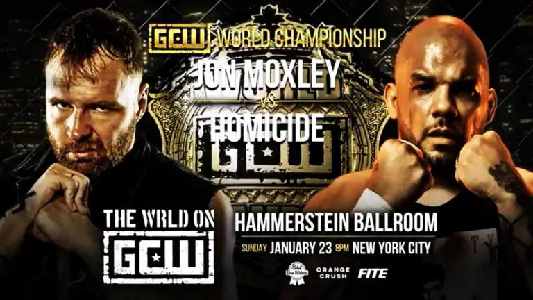 GCW The WRLD on GCW Results, Live Updates: Moxley vs Homicide
