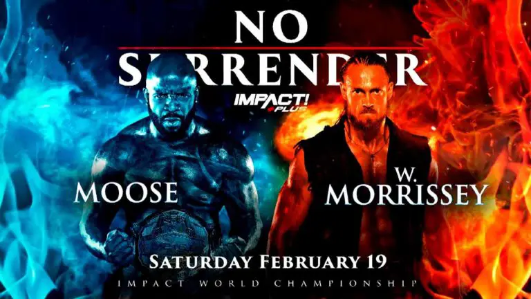 Moose vs W Morrissey IMPACT World Title Announced for No Surrender