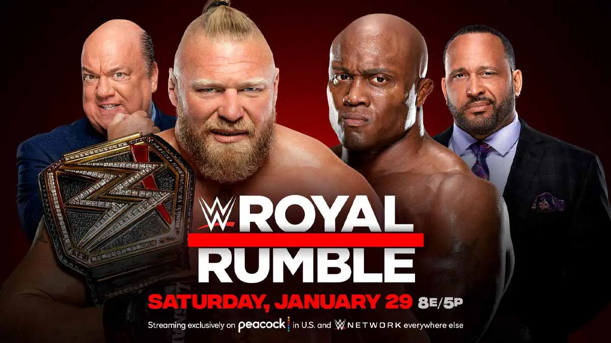 Lesnar vs Lashley WWE royal rumble 2022