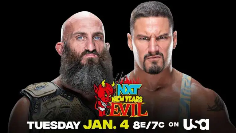 NXT New Year’s Evil 2022 Live Results- Ciampa vs Breakker II