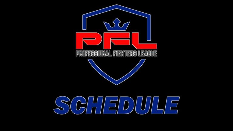 PFL Schedule & Events List 2022