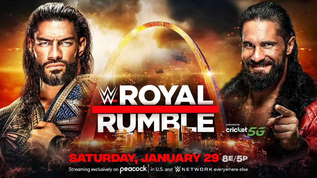 Roman Reigns vs Seth Rollins WWE Royal Rumble 2022