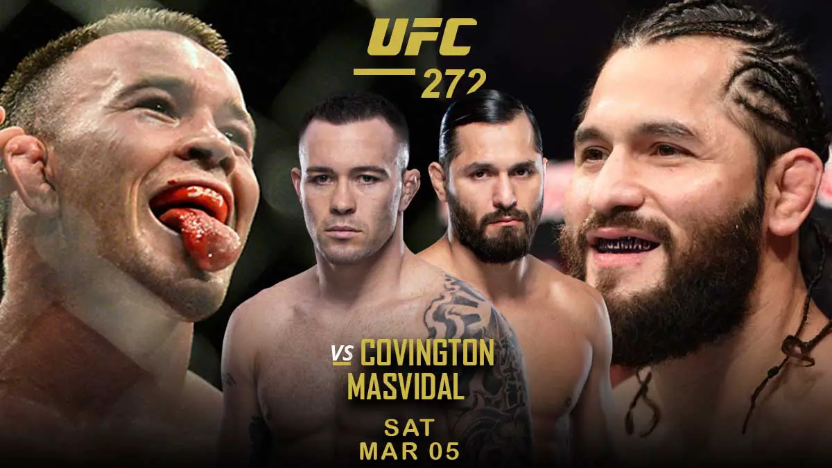 UFC 272 Poster