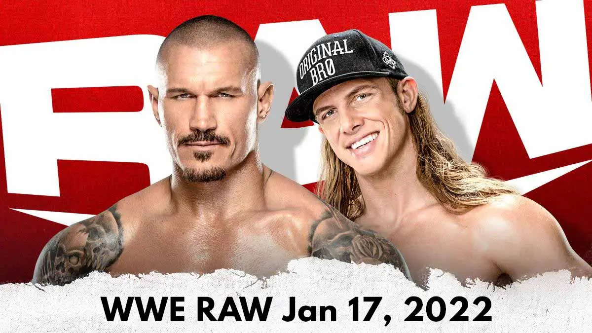 WWE RAW 17 January 2022
