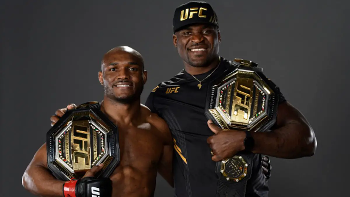 Kamaru Usman and Francis Ngannou