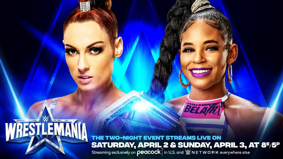 Becky Lynch vs Belair WWE WrestleMania 38