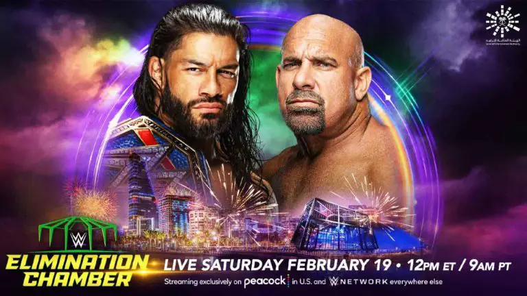 Goldberg Returns to Challenge Roman Reigns at Elimination Chamber 2022
