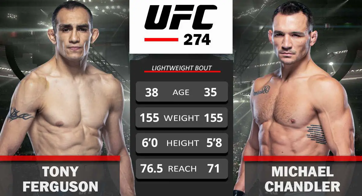 Tony Ferguson vs Michale Chandler UFC 274