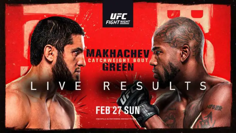 UFC Vegas 49(Fight Night 202) Makhachev vs Green Live Results