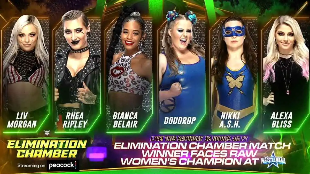 WWE Women's elimination Chamber 2022
