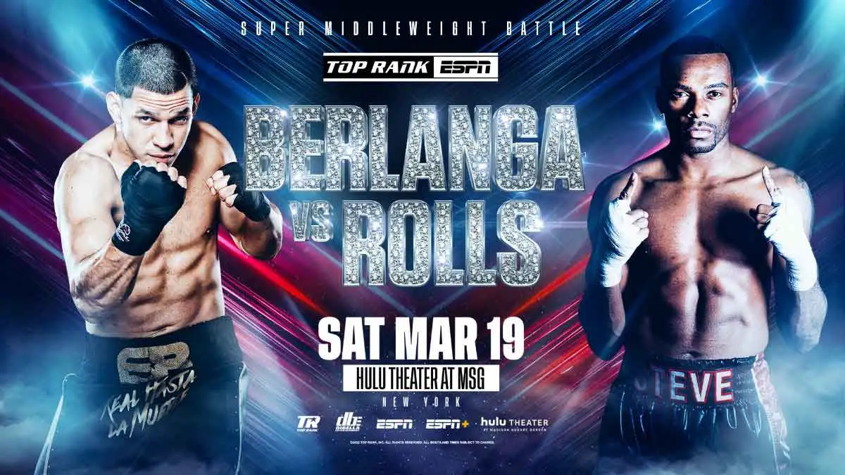 Edgar Berlanga vs Steve Rolls