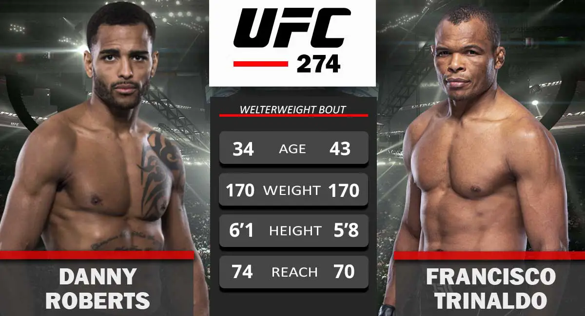 Danny Roberts vs Francisco UFC 274