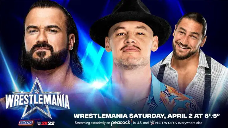 Drew McIntyre vs Happy Corbin Announced for WWE WrestleMania 38