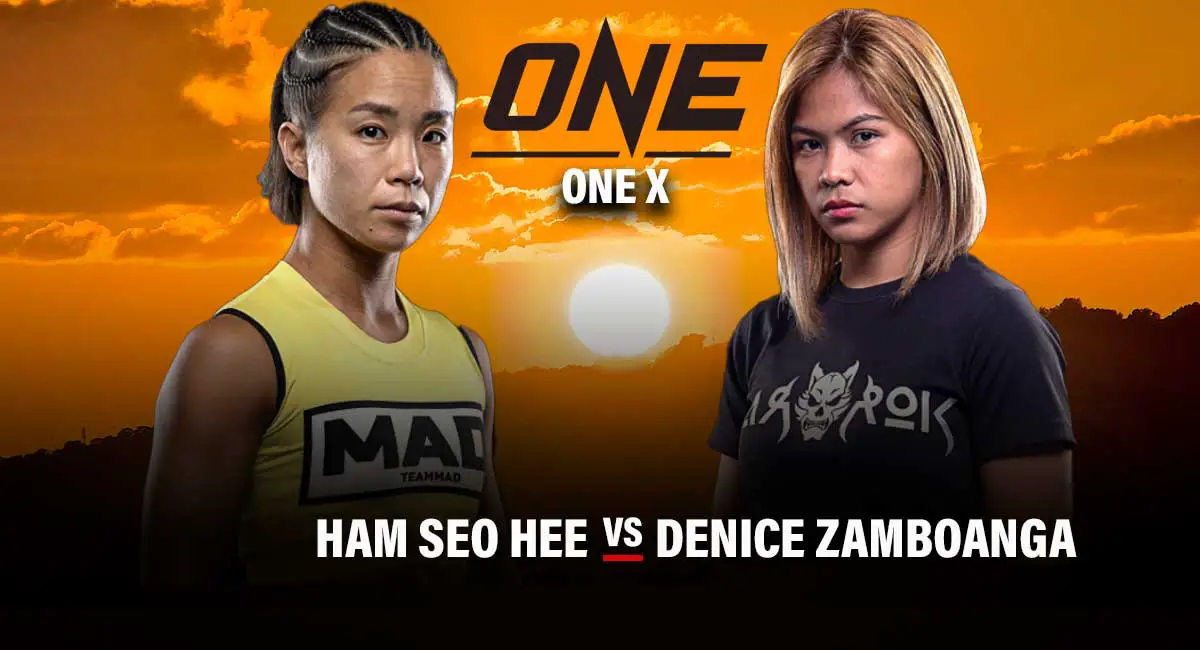 Ham Seo Hee vs Denice Zamboanga One Championship One X
