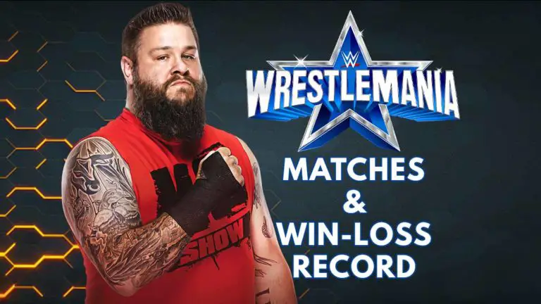 Kevin Owens: List of WWE WrestleMania Matches & Win-Loss Records