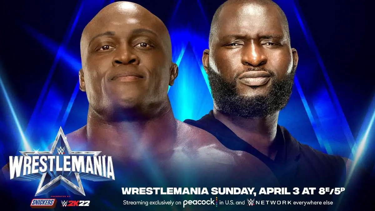 Bobby Lashley vs Omos WWE WrestleMania 38