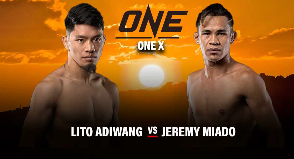 Lito Adiwang vs Jeremy Miado One Championship One X