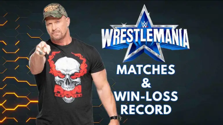 List of Stone Cold Steve Austin All WWE WrestleMania Matches