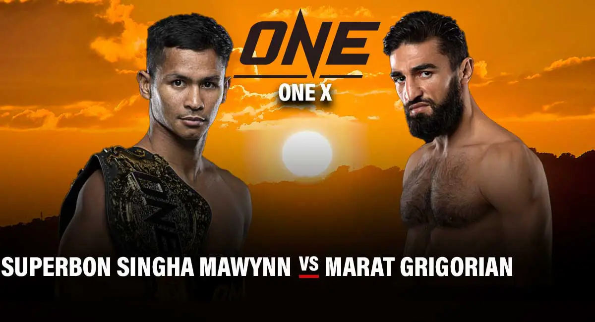Superbon Singha Mawynn vs Marat Grigorian One CHampionship One X