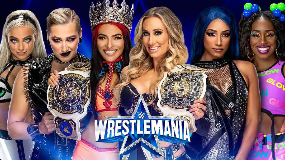 Women Tag Title WWE WrestleMania 38