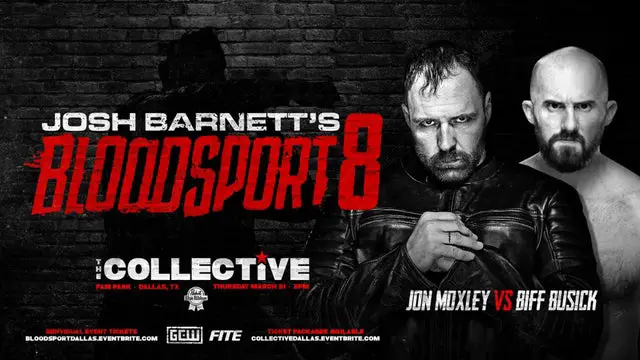 GCW Josh Barnett’s Bloodsport 8: Card, Tickets, Streaming