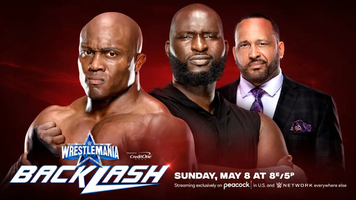 Bobby Lashley vs Omos WrestleMania Backlash 2022