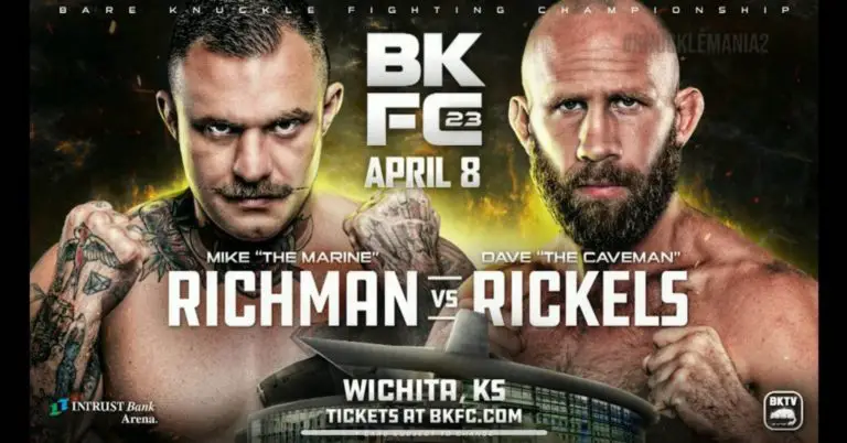 BKFC 23: Richman vs Rickels Results, Card, Live Streaming