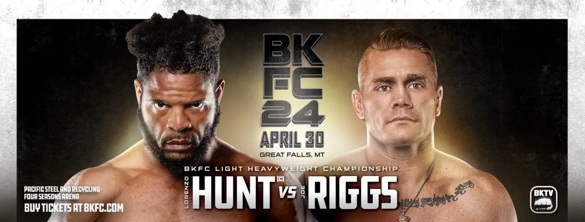 BKFC 24 Hunt vs Riggs Poster