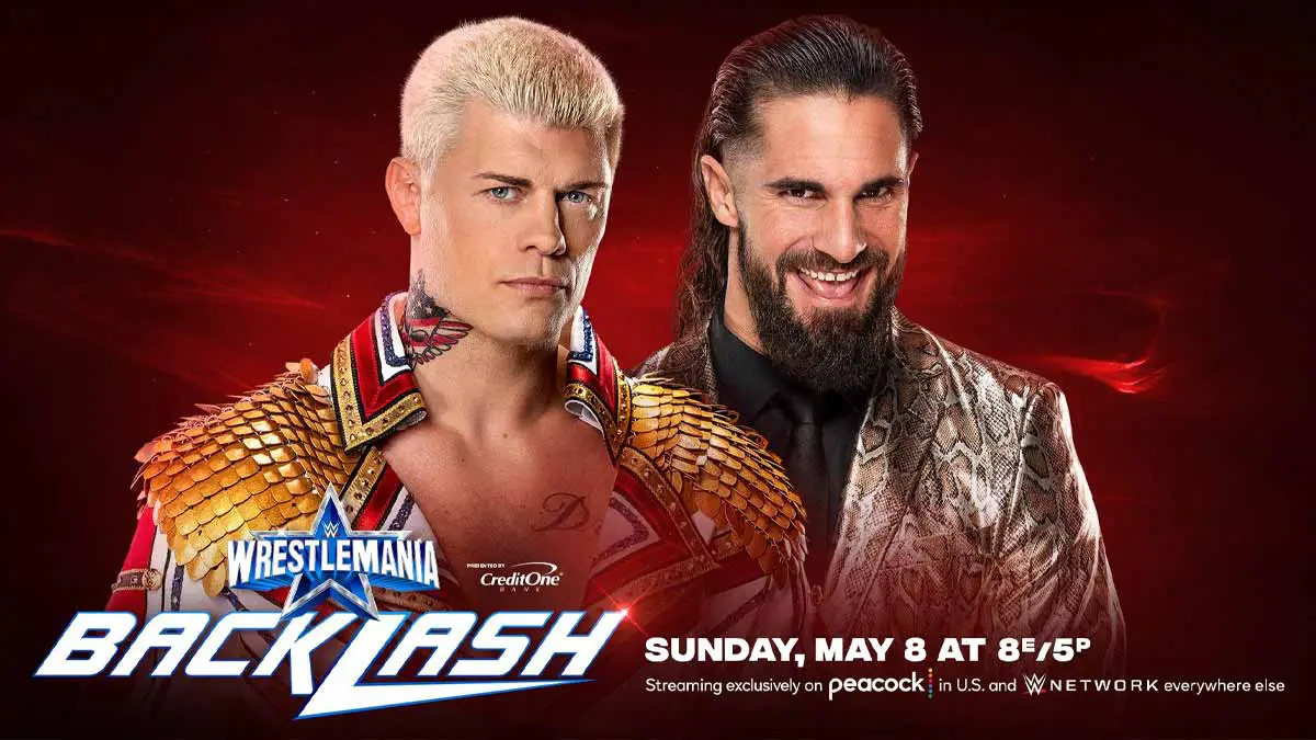 Cody Rhodes vs Seth Rollins WWE WrestleMania Backlash 2022