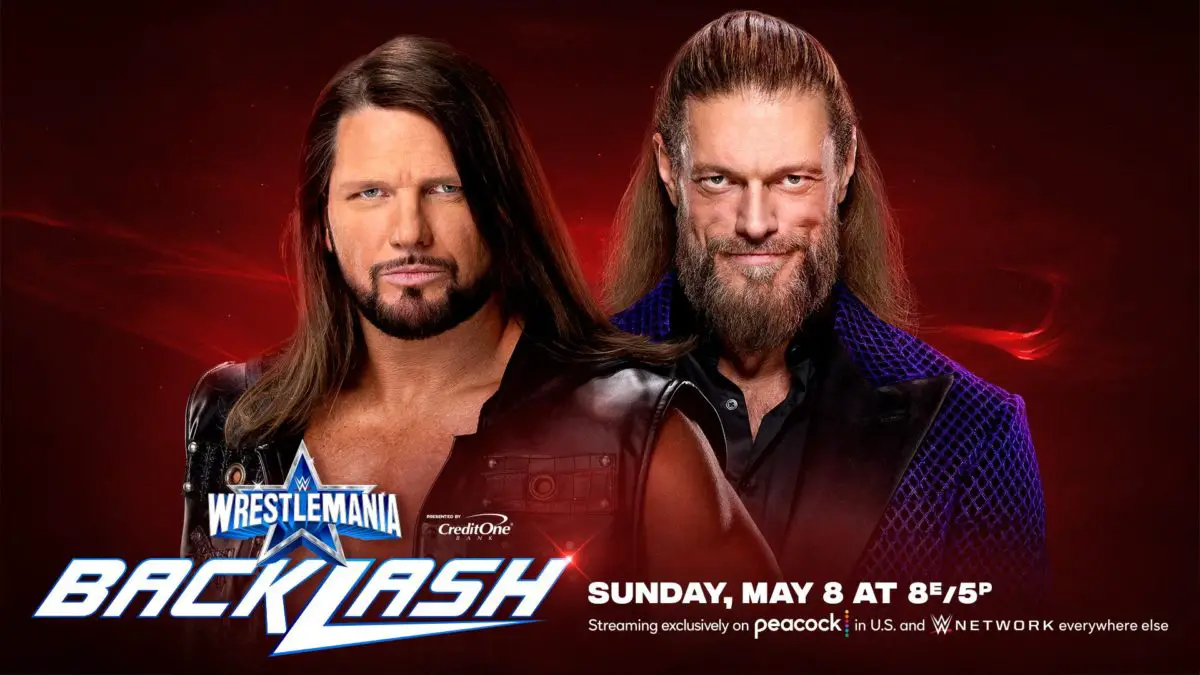 Edge vs AJ Styles WrestleMania Backlash