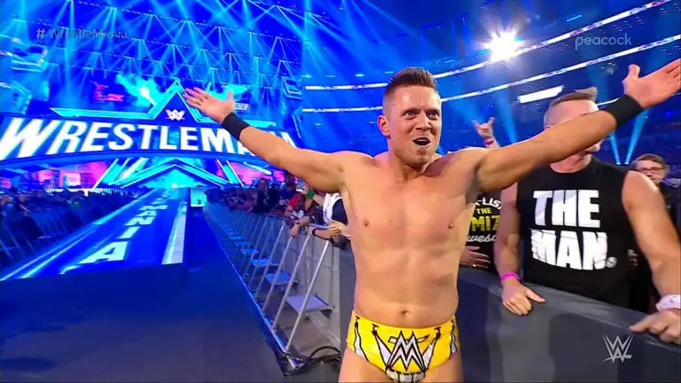 The Miz attacked Logan Paul after Defeating The Mysterios at WrestleMania 38